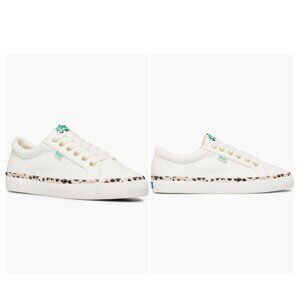 Keds || Jump Kick Leopard Print Platform Sneaker